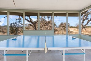 Games room - Shadow Dance Ranch-Private 2000 Acres and 2 Lakes with Plenty of Water to Enjoy! (Tarpley)