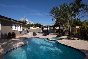 Outdoor pool, a heated pool - BEAUTIFUL FULLY RENOVATED HOUSE ONLY MINUTES FROM THE BEACH! (Hollywood)