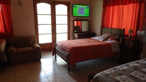 1 bedroom, iron/ironing board, Internet, bed sheets