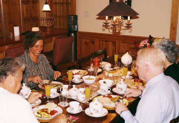 Free daily full breakfast