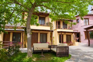 Terrace/patio - Hotel Alkifron is located to Kala Nera Village. (Kala Nera)