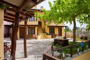 Terrace/patio - Hotel Alkifron is located to Kala Nera Village. (Kala Nera)