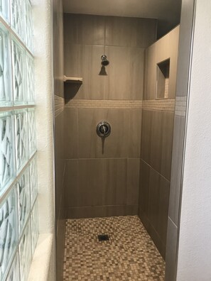 Combined shower/bathtub, hair dryer, towels, toilet paper - Great Lake Havasu Home!!! (Lake Havasu City)