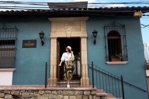 Entrada de la propiedad