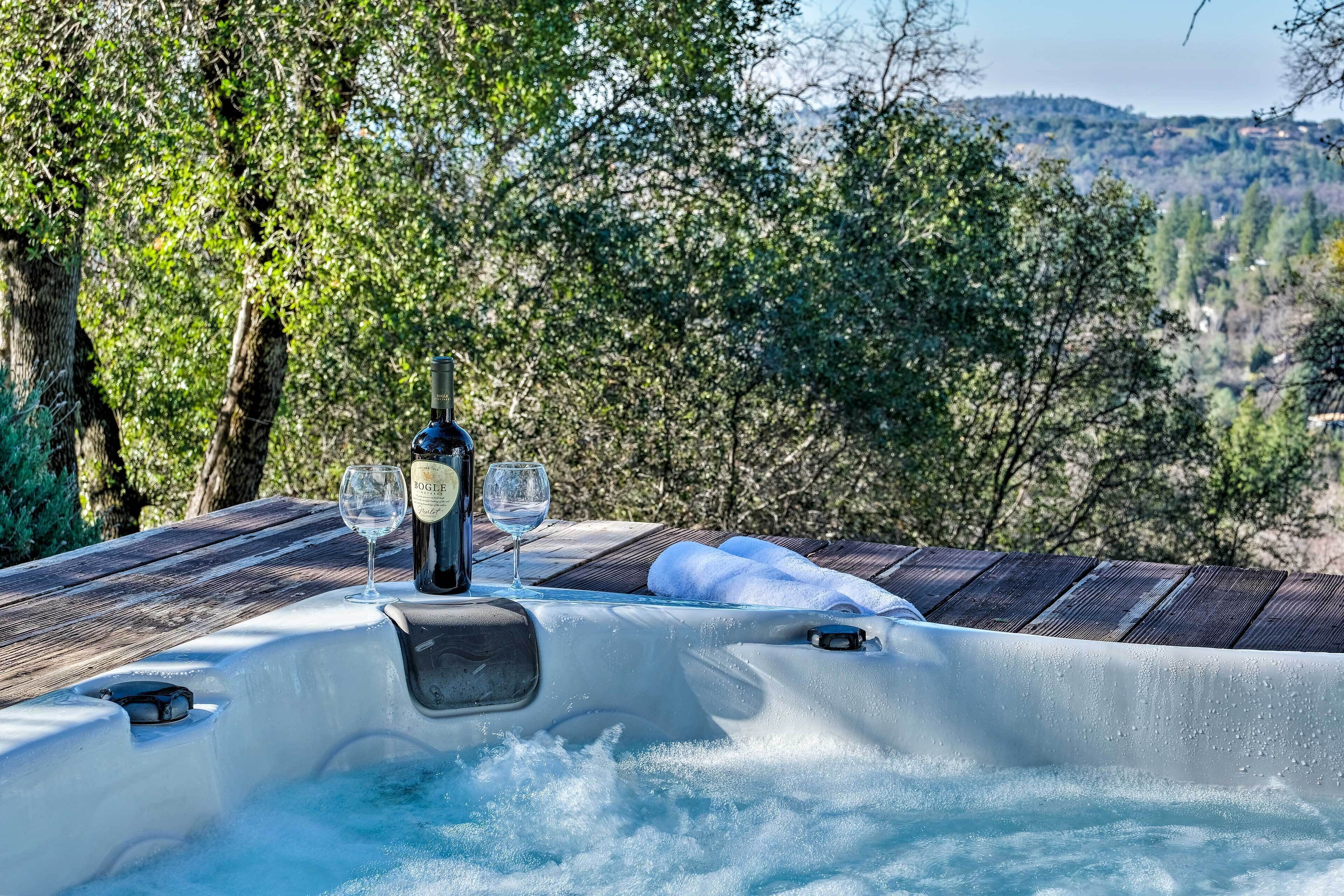 Bain à remous extérieur