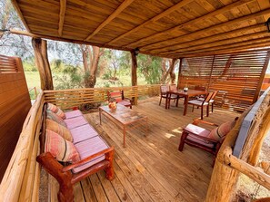 Family Apartment, 2 Bedrooms (Roble) | Terrace/patio - Peumayen Atacama / Hostal & Cabaña (San Pedro de Atacama)