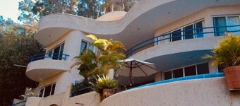 Penthouse Apartment con vista al mar y a las montañas en casa elegante