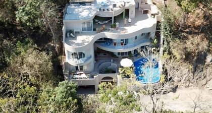 Green Apartment con vista al mar y a las montañas en casa elegante