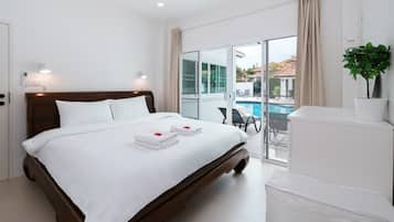 5 bedrooms, iron/ironing board, WiFi, bed sheets