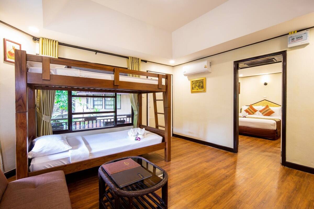 Junior Family Villa With Bunk Bed | 고급 침구, 미니바, 객실 내 금고, 방음 설비