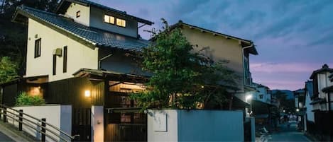 Front of property - evening/night