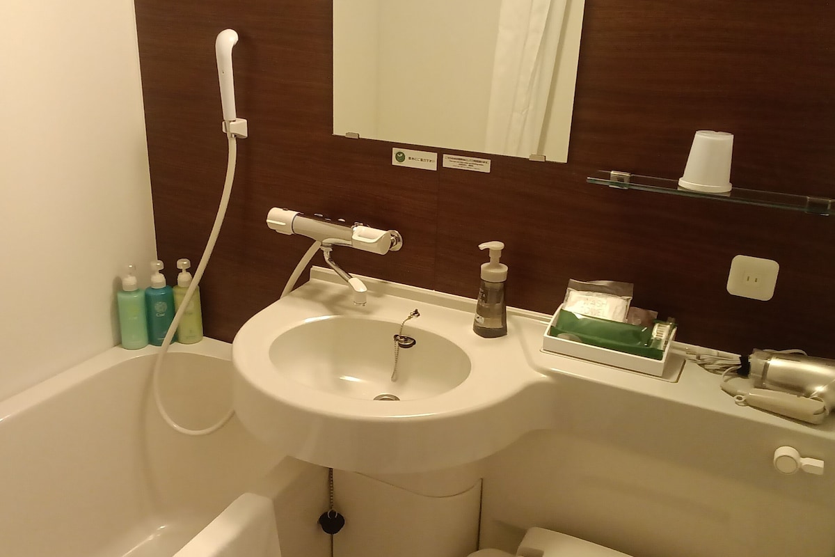 Desk, WiFi (free), bed sheets
