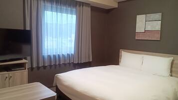 Desk, WiFi (free), bed sheets
