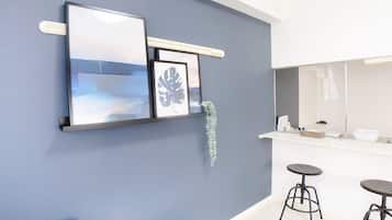 Studiolejlighed - ikke-ryger - balkon (401) | 1 soveværelse, skrivebord, strygejern/strygebræt, gratis Wi-Fi