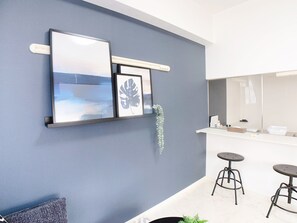 スタジオ バルコニー付き 401号室 禁煙 | 1 室のベッドルーム、デスク、アイロン / アイロン台、WiFi (無料)