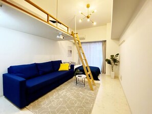 Appartement, balkon (201) | 1 slaapkamer, een bureau, een laptopwerkplek