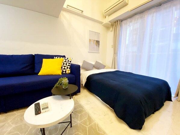 Apartment, Balcony (201) | 1 bedroom, desk, laptop workspace, iron/ironing board