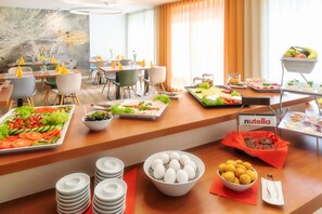 Daily buffet breakfast for a fee