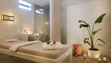 Salle de soins pour les couples, service de massage