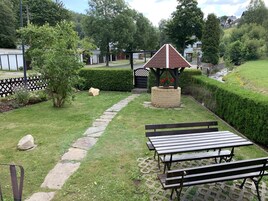 双人房, 1 张双人床, 无烟房, 河景 | 日光浴台