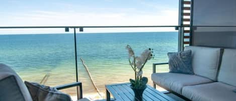 Blick auf das Wasser