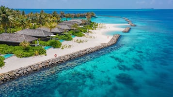 Beach Pool Villa | 1 bedroom, Egyptian cotton sheets, premium bedding, down duvets