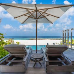 Villa, uitzicht op het strand | Uitzicht vanuit de kamer