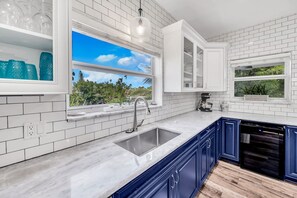 Fridge, microwave, oven, stovetop - Upscale waterfront home, private pool, beautiful views! (Anna Maria)