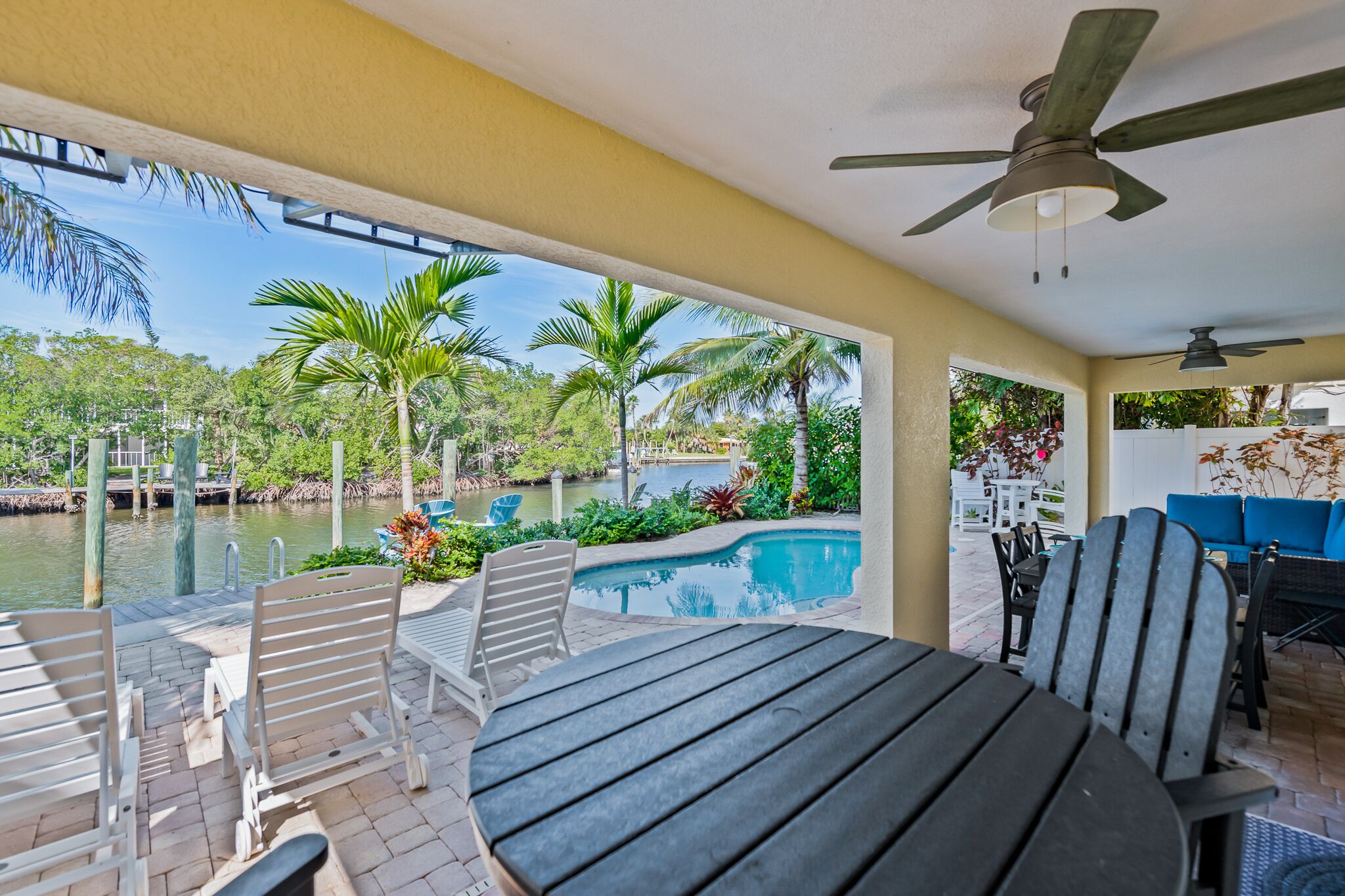 Upscale waterfront home, private pool, beautiful views!
