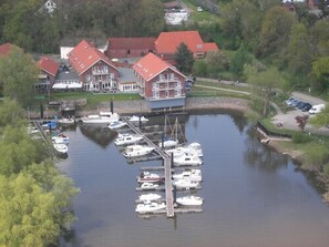 منظر من الجو على ارتفاع عالٍ