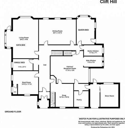 Edwardian Manor House, 9 Schlafzimmer, bietet Platz für bis zu 21 Personen