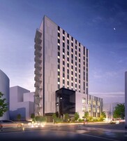 住宿正面 - 傍晚/夜晚