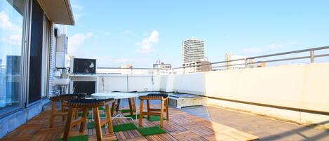 Appartement | Uitzicht vanaf balkon