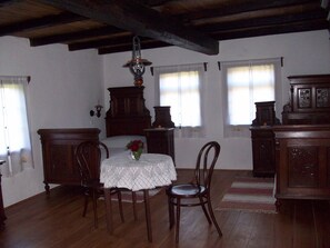 Apartament, 1 dormitori | Minibar, decoració individual i mobiliari individual 