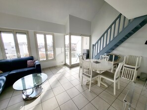 Interior - City Center T3 + Mezzanine Apartment with Garage, Balcony, and Modern Amenities (Les Sables-d'Olonne)