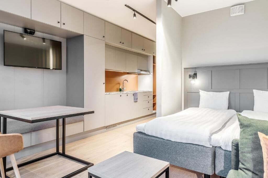 Strykejern/-brett, wi-fi (inkludert) og sengetøy