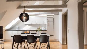 Apartment, 2 Bedrooms, Refrigerator | Living area