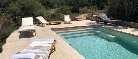 Una piscina riscaldata