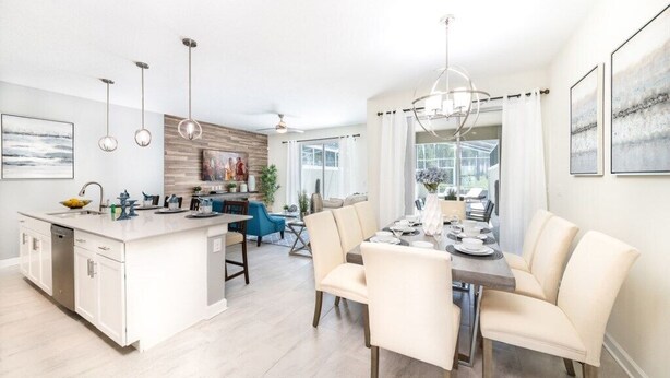 Family Townhome, Garden Area | Private kitchen - Vhc7808ha - Champions Gate Resort - 4 Bed 3 Baths Townhouse (Kissimmee)