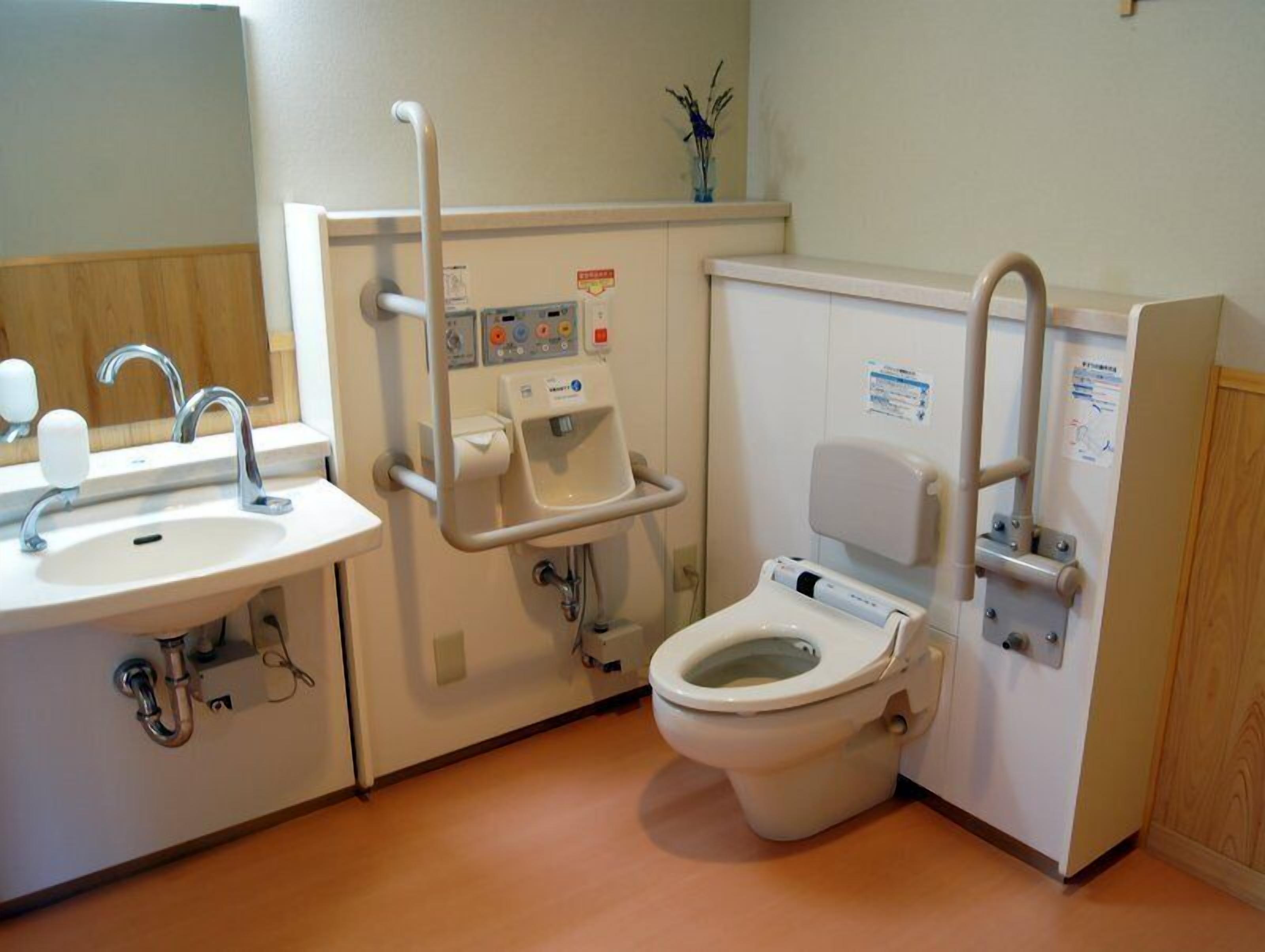 Hair dryer, soap, shampoo