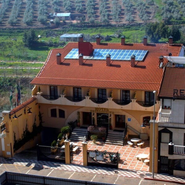 Façade de l’hébergement