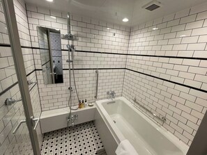 Free toiletries, hair dryer, slippers, towels