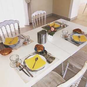 Daily buffet breakfast (EUR 10 per person)