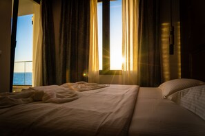 Down comforters, pillowtop beds, in-room safe, individually decorated