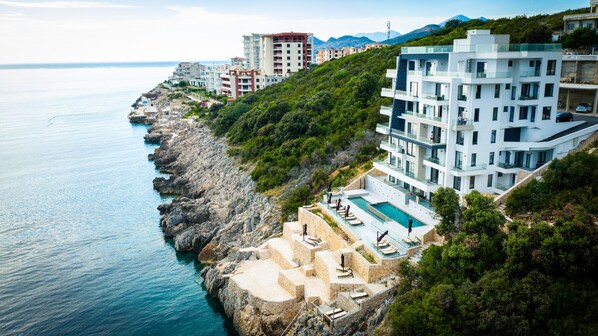 Façade de l’hébergement