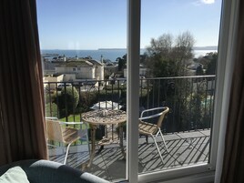 Double Room with Sea View & Balcony | Iron/ironing board, free WiFi, bed sheets