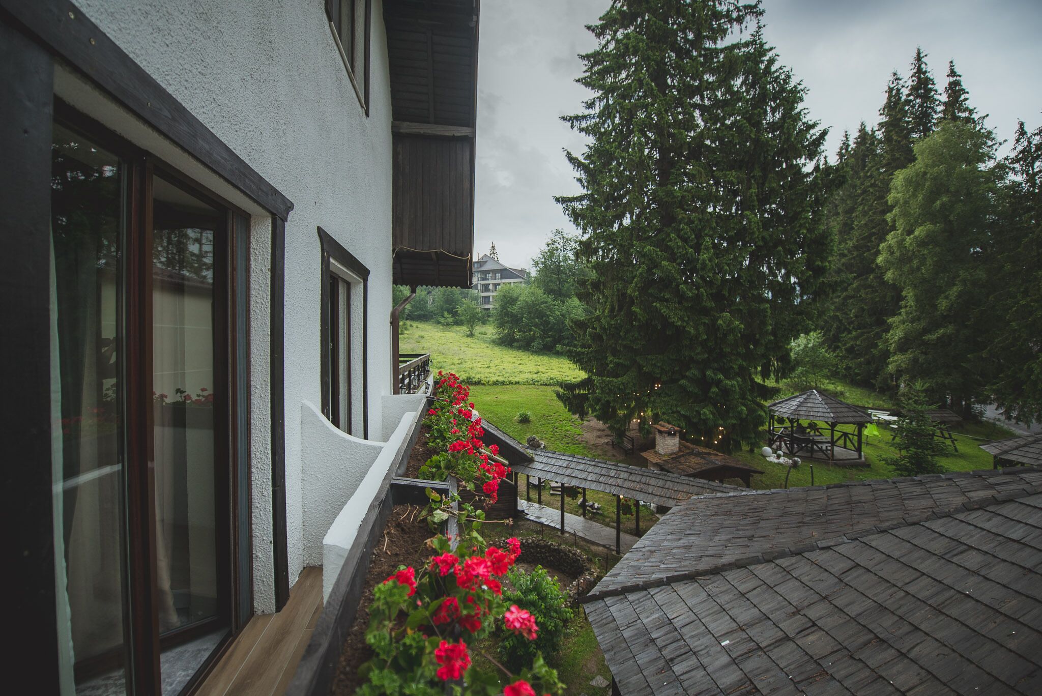 Superior-Doppelzimmer, Balkon | Blick auf den Garten