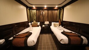 Blackout curtains, bed sheets - River Boat (Cairo)
