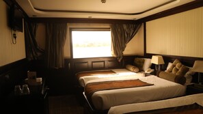 Blackout curtains, bed sheets - River Boat (Cairo)