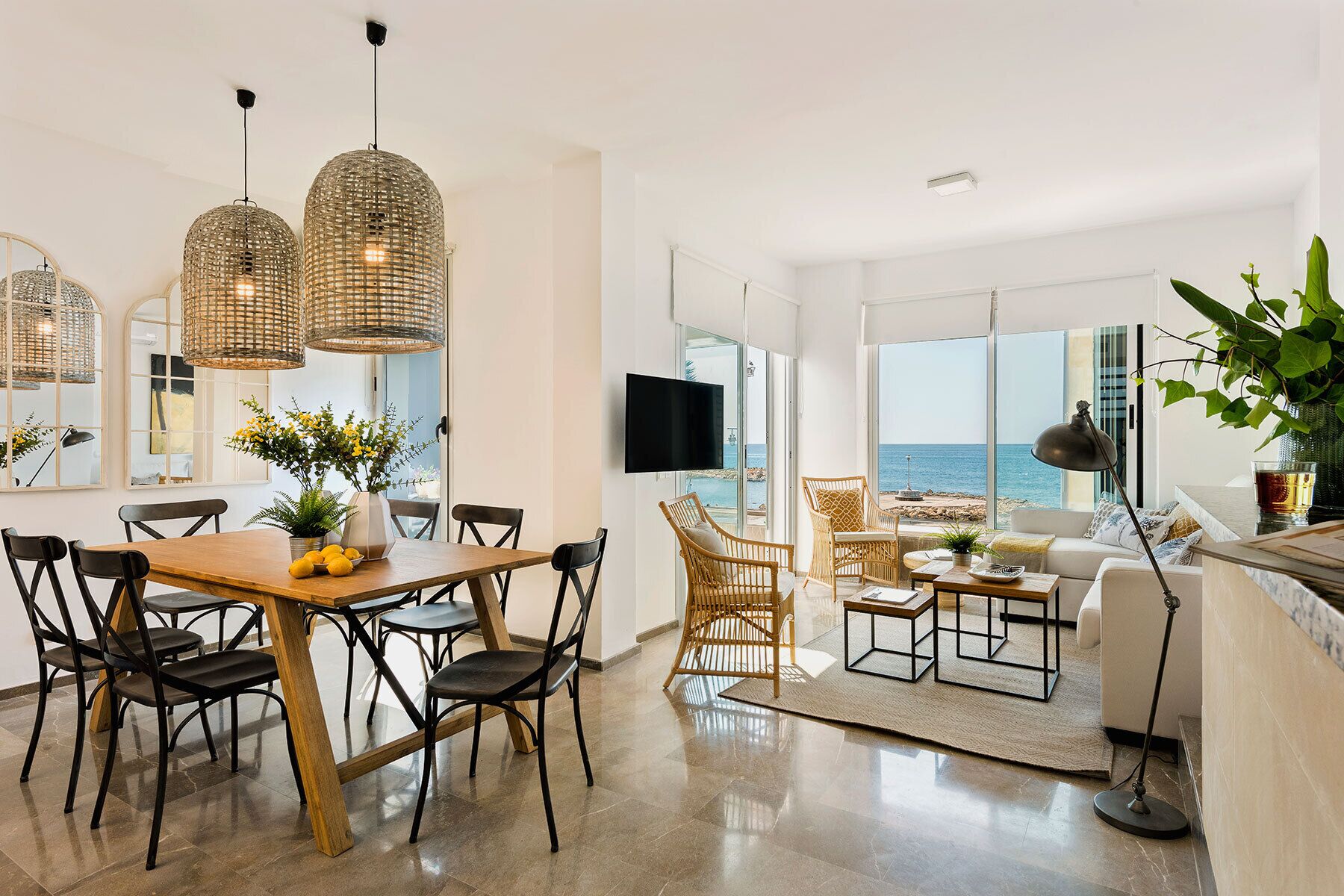 Apartment (2 Bedrooms) | Living area | 32-inch TV with cable channels